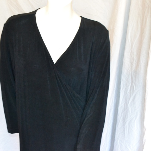 Chicos travelers rosemary wrap dress 3 16 blue new - Picture 3 of 4